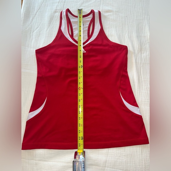 Adidas Red & White ATS Cool Racerback Tank Top | Size L - Picture 9 of 9